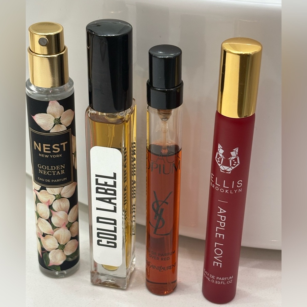 Travel Scent Bundle: YSL, NEST, Ellis Brooklyn & Dua/Roja